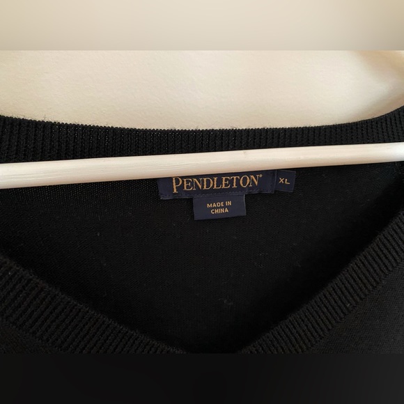 Pendleton Wool V-neck Sweater - Picture 3 of 5